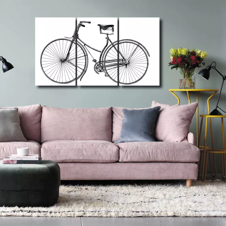 Hiasan dinding puzzle sepeda, sumber: google.com