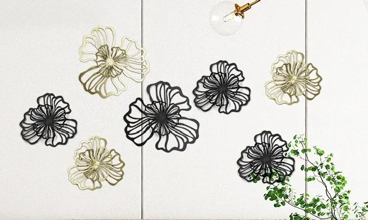 Wall art logam, Sumber: alicdn.com